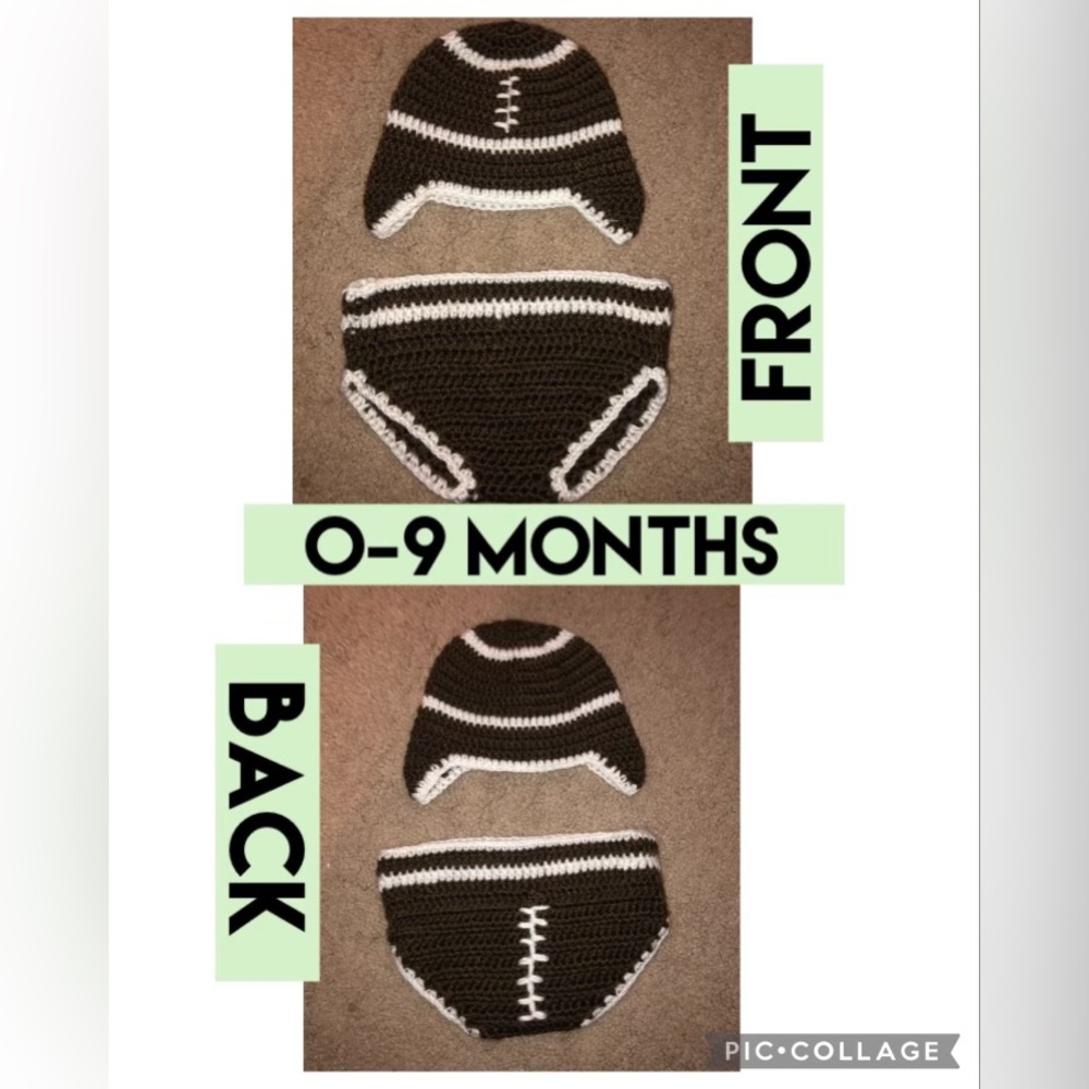 Newborn Photo Football Set